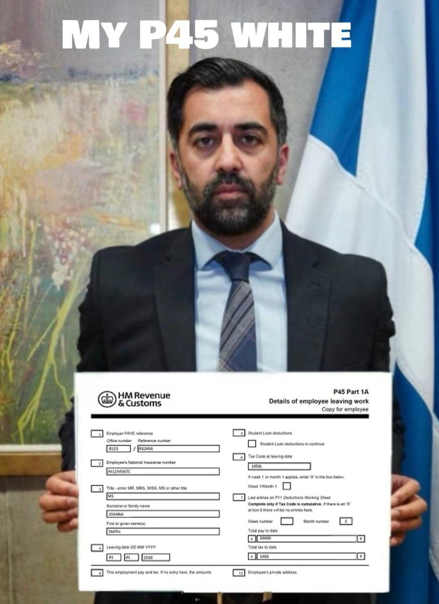 Humza Yousaf - anti-white racist. Gone and soon forgotten! #SNPOut