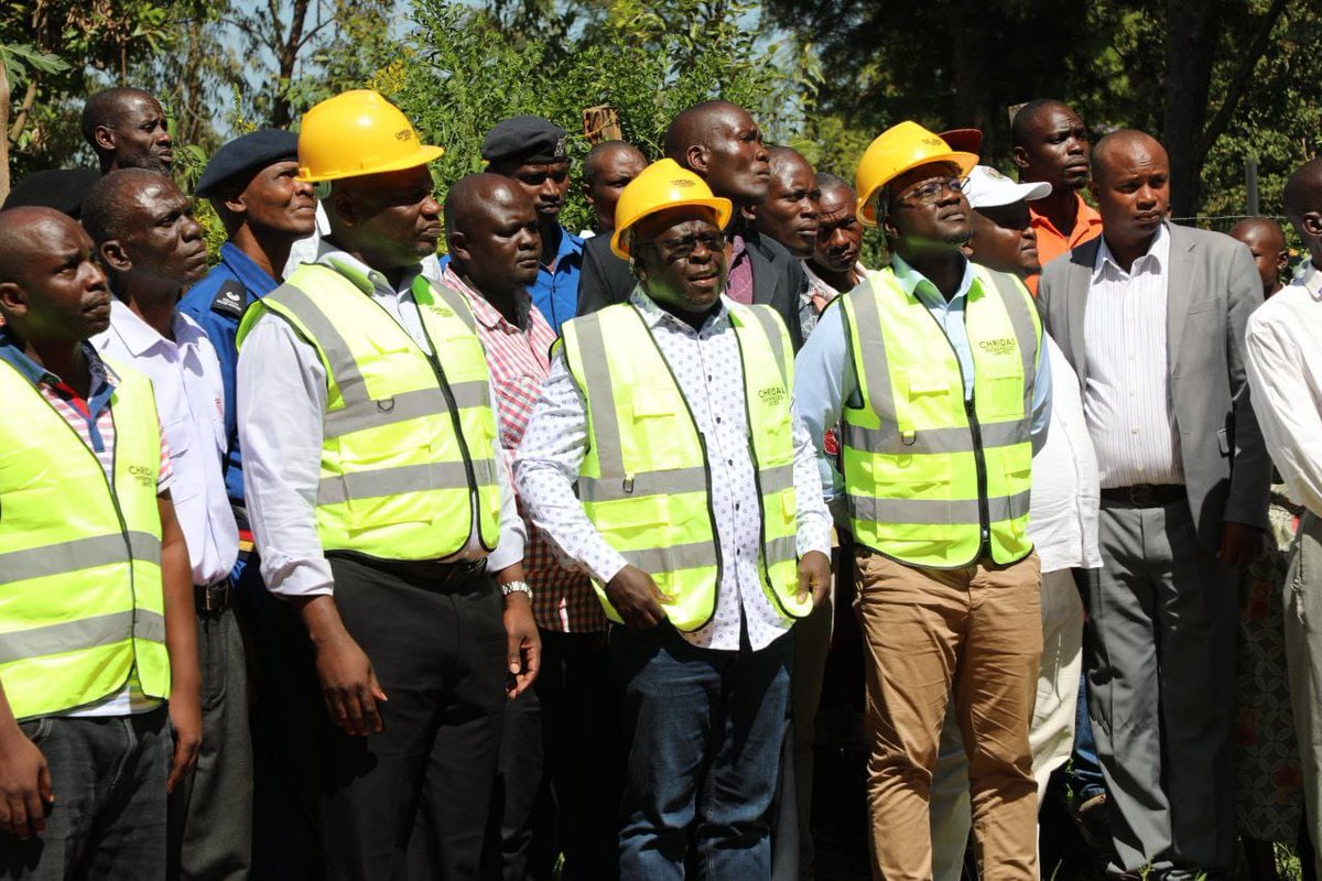 In the company of @LBDAgov MD CPA @WycliffeOchiaga, we broke ground for the Ebuyonga schools and Community Water Project in Emutsesa Sub-location.