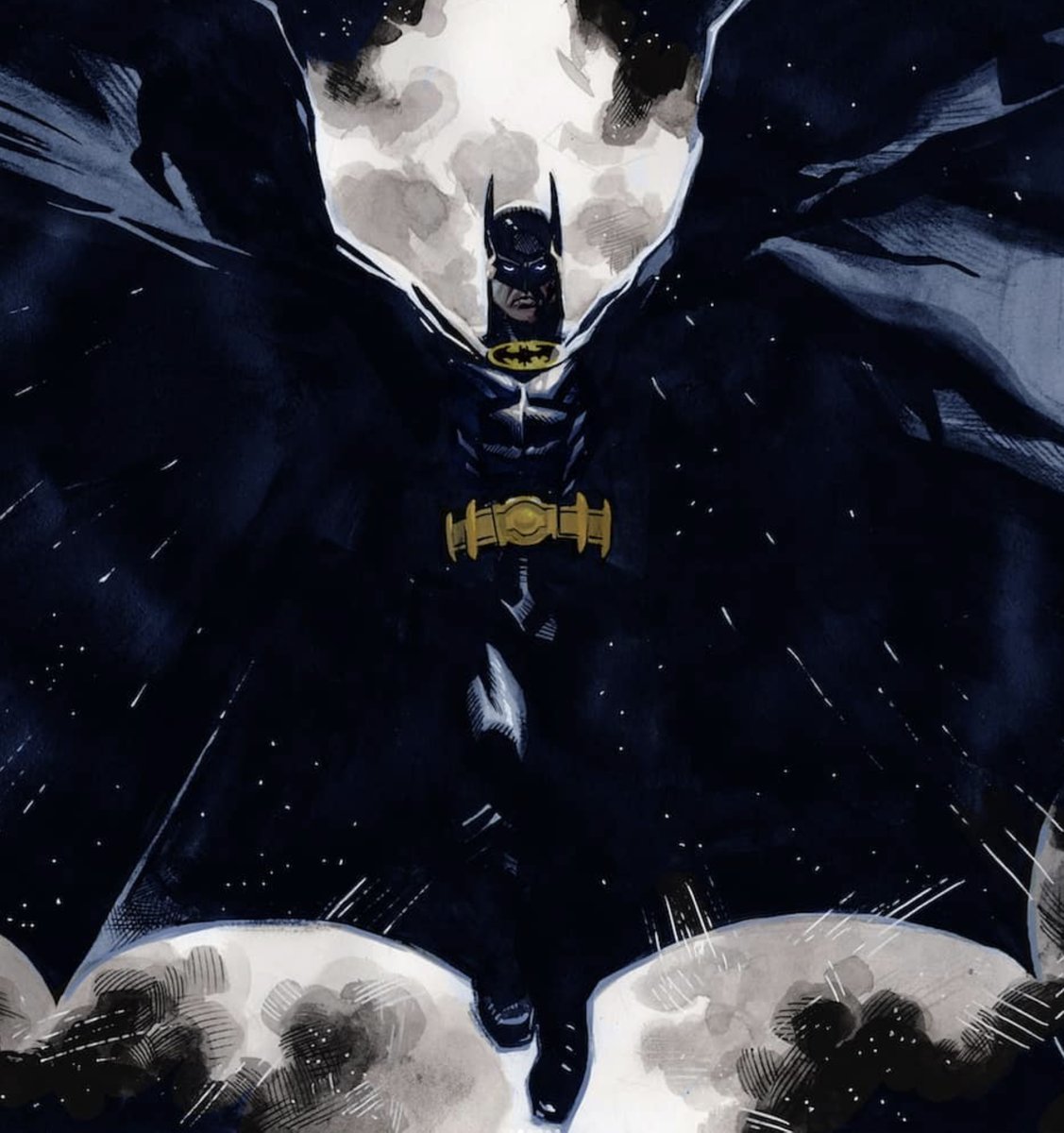 Michael Keaton Batman
Artwork by @LagartoMurciano