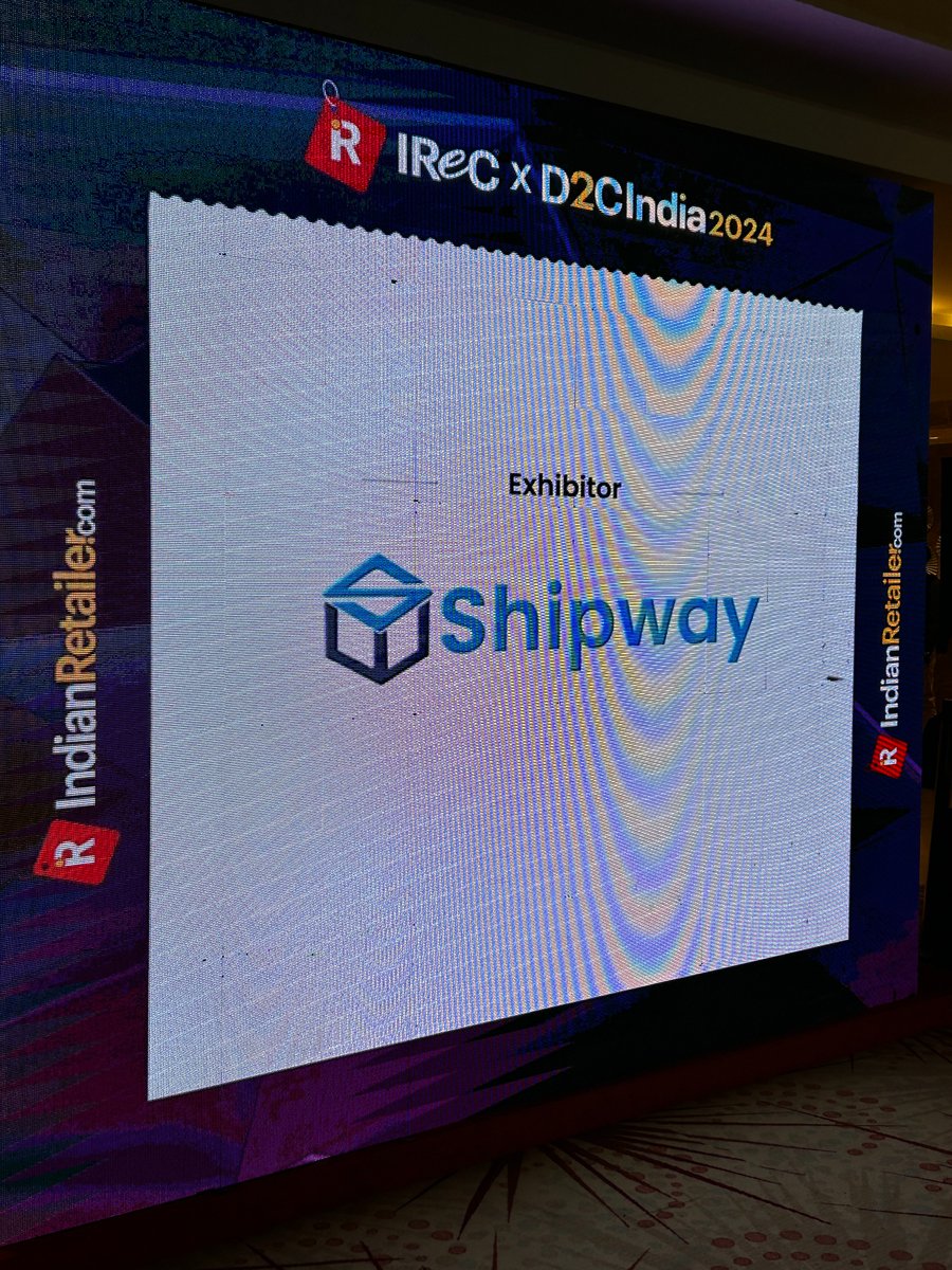 From the venue floor of @indianretailer 's IReC x D2CIndia Day 1!✨ Experience a vibrant atmosphere full of energy 🎪Find us at Booth #A30 to improve your shipping efficiency and ensure a seamless delivery experience! 🚚 #Shipway #Networking #D2CBrands