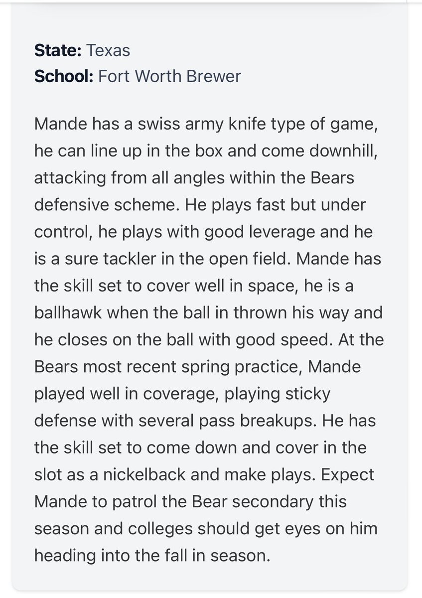 Thank you for coming, @Marchen44 @PrepRedzoneTX and writing this article!! @RLC550 @BrewerHSFB