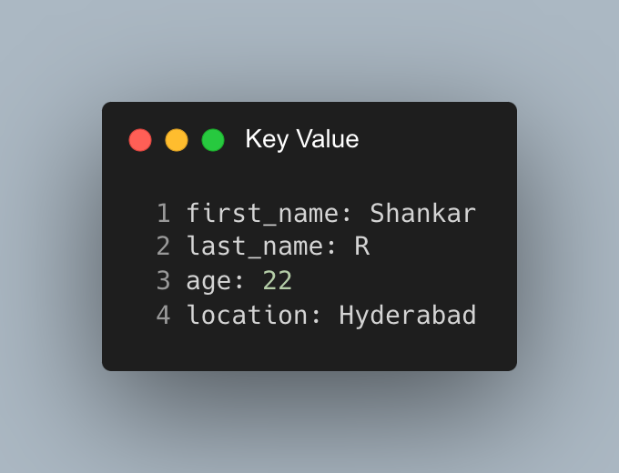 YAML: Key-Value Pairs, Lists, and Maps Explained

Key-value pairs consist of two elements: a key and a corresponding value. The key uniquely identifies the value.

(1/3)

#YAML #Kubernetes #DevOps #Cloud #buildinginpublic #learning #tech #opensource #cncf
#docker #CloudNative