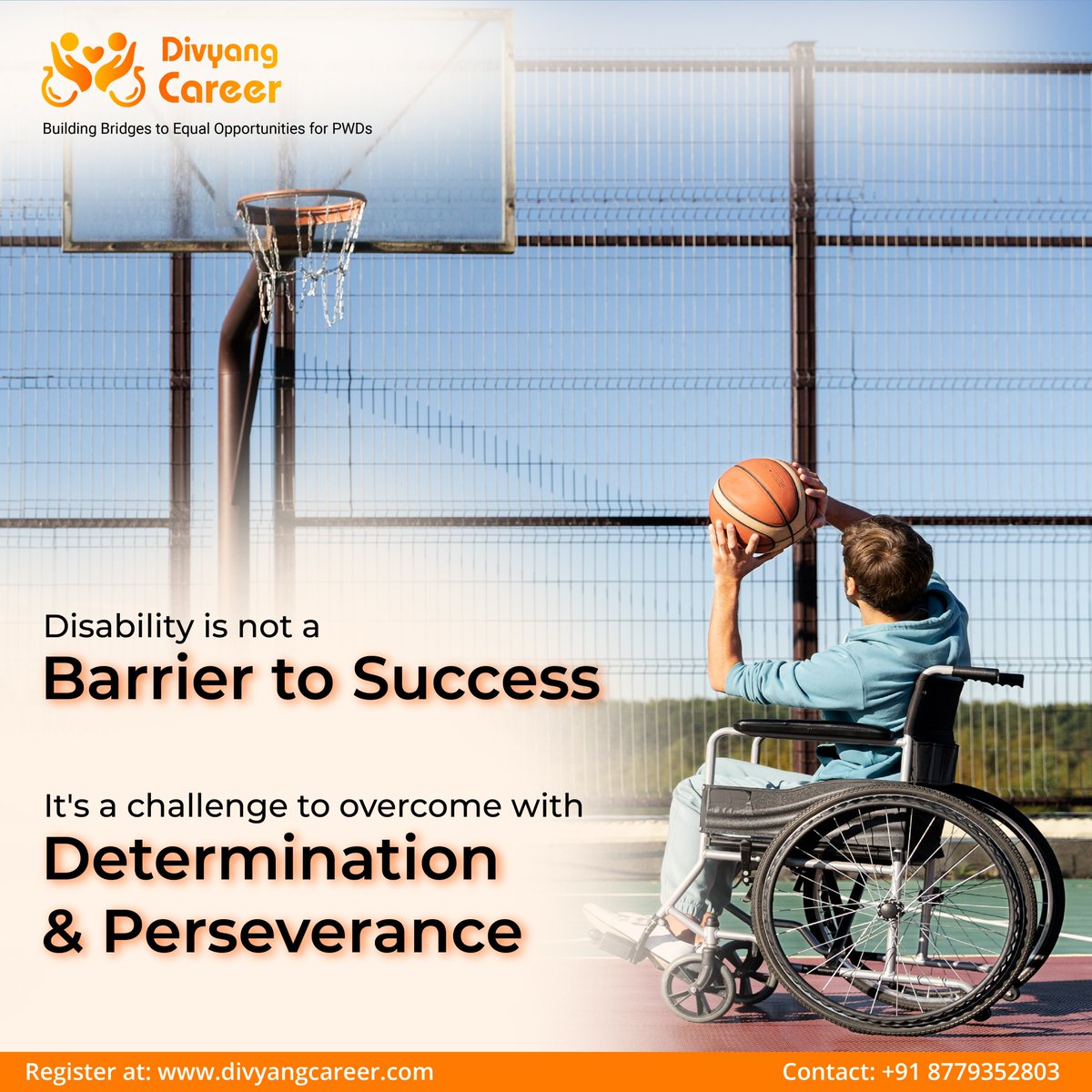 Disability is a part of diversity, and diversity is our strength. Let's support each other on the road to success! 
#pwdjobs #empowercarrer #careerjobs #jobseekers #unemployees #CareerGoals #careeropportunities #success #jointhecommunity #careergrowt #talent #PWD #divyangcareer