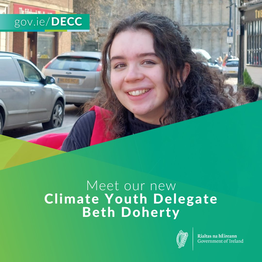 Minister @EamonRyan with @nycinews is delighted to announce the appointment of a new Climate Youth Delegate for Ireland’s annual Climate Youth Delegate Programme. You can find them on their Instagram account, instagram.com/climateyouthde… Read more here: gov.ie/en/press-relea…