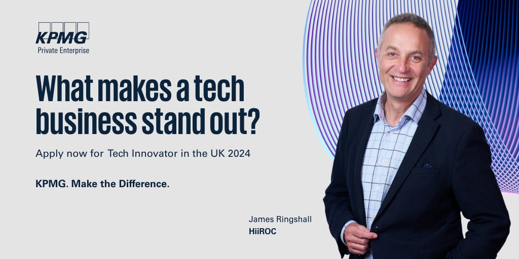 Do you have what it takes to be the @kpmguk's 2024 #Tech Innovator in the UK? Join the ranks of the UK's fastest growing companies including HiiROC, Fido Tech and What3Words. Find out more now: m.marketing.kpmg.uk/webApp/techinn… #TIUK2024 #techinnovatoruk Sponsored by @kpmguk.