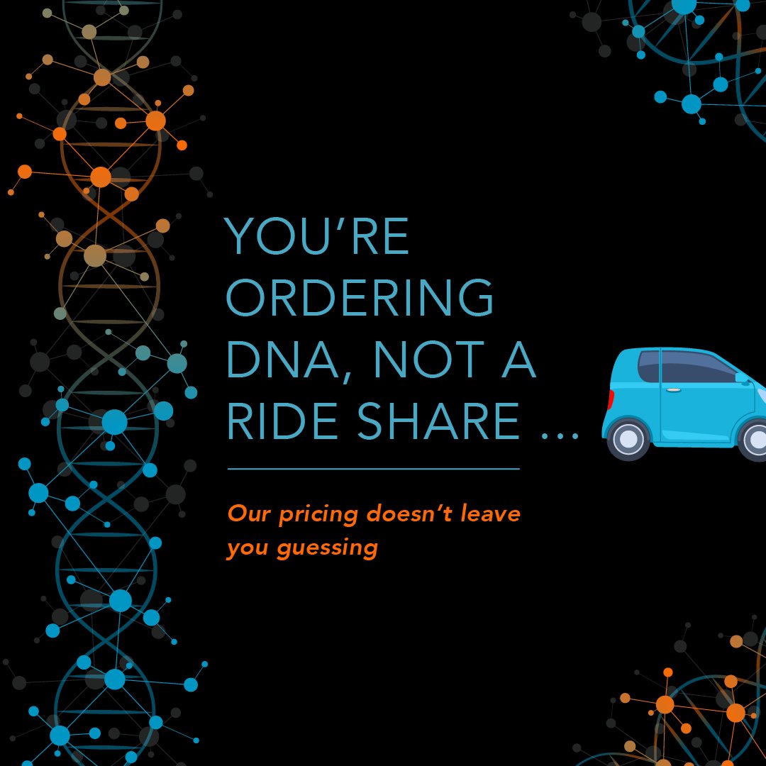 Surge pricing based on order volume? In THIS economy? Never. 🚫 With our eBlocks™, you can rely on consistent pricing starting at $0.07 a base pair. Order today: idtb.io/j3j5kh #IDTdna #genefragments #antibodydiscovery #synbio #syntheticbiology