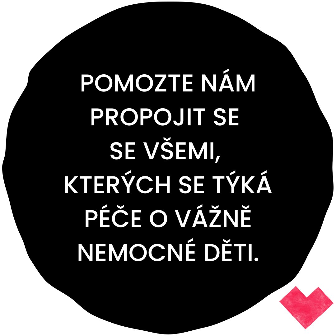 Hledáme tady všechny, kterých se dotýká péče o vážně nemocné děti. Odborníkům přinášíme novinky z oboru a zajímá nás jejich práce. 🙏Pomozte nám sdílením příspěvku rozšířit naši síť, abychom se vzájemně našli. ❤️Věříme, že společně toho zvládneme víc než každý sám.