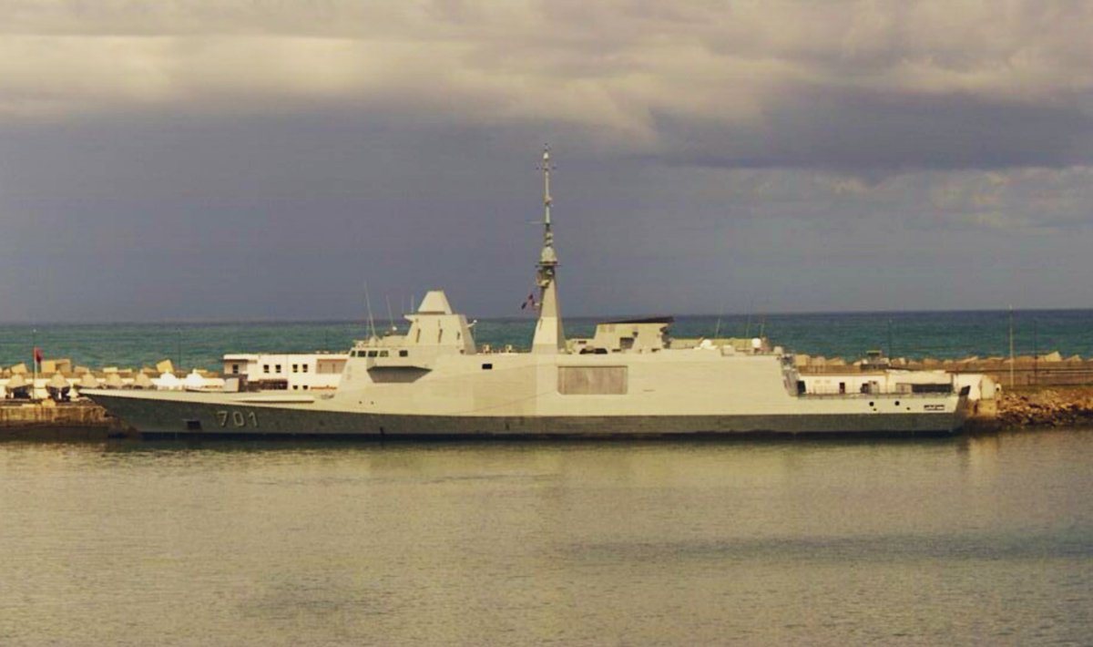 Royal Moroccan Navy FREMM frigate RMNS Mohammed VI  (701) in Casablanca - April 29, 2024 #rmnsmohammedvi #royalmoroccannavy

SRC: webcam