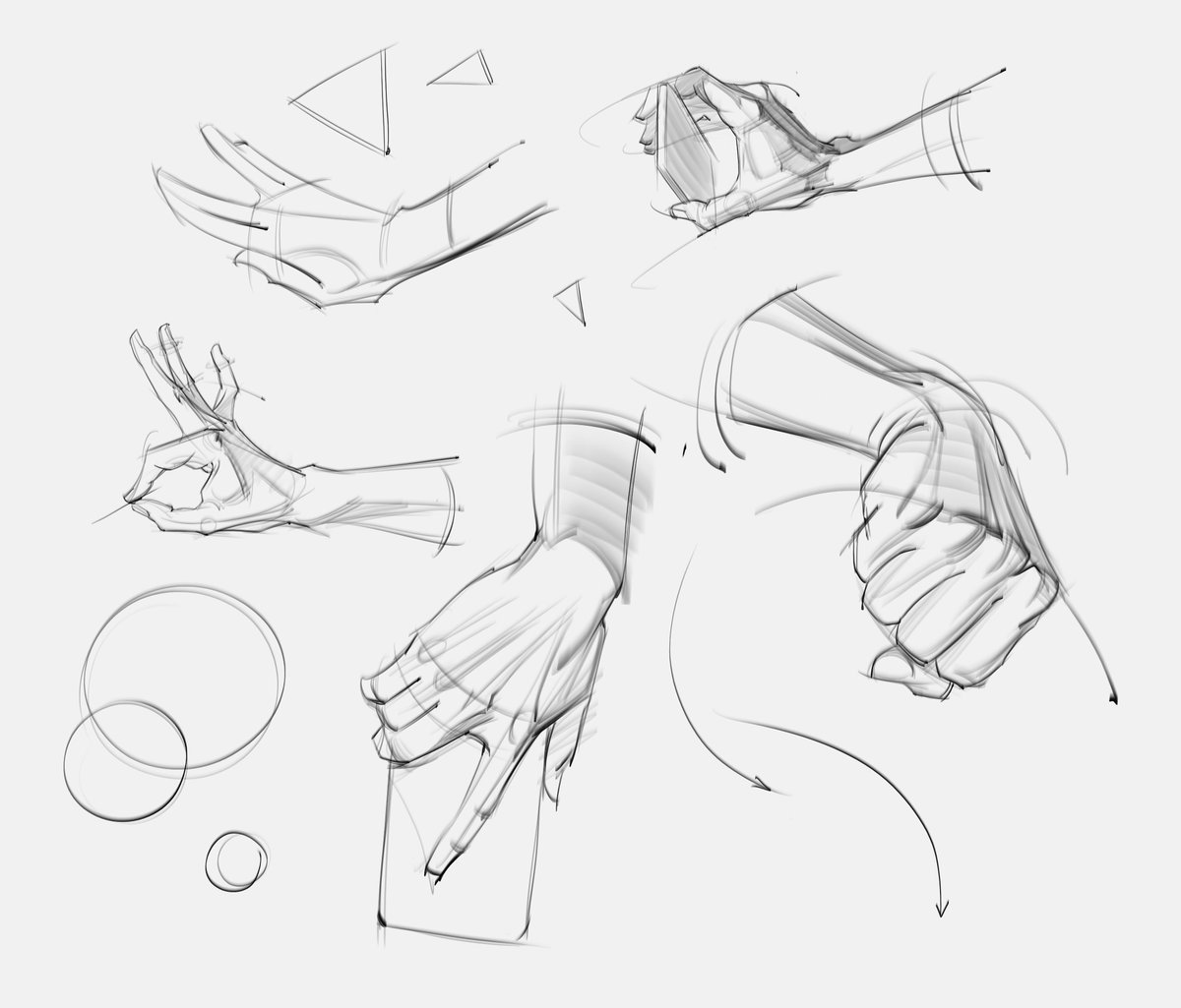 Morning hand gestures! #gottogetbetter #drawing #sketching #humananatomy #anatomy #sketches #fingers #palm #wrist #knuckles #handposes #lineart #thumb #gesturedrawing #shading #fist #goals #drawingtips