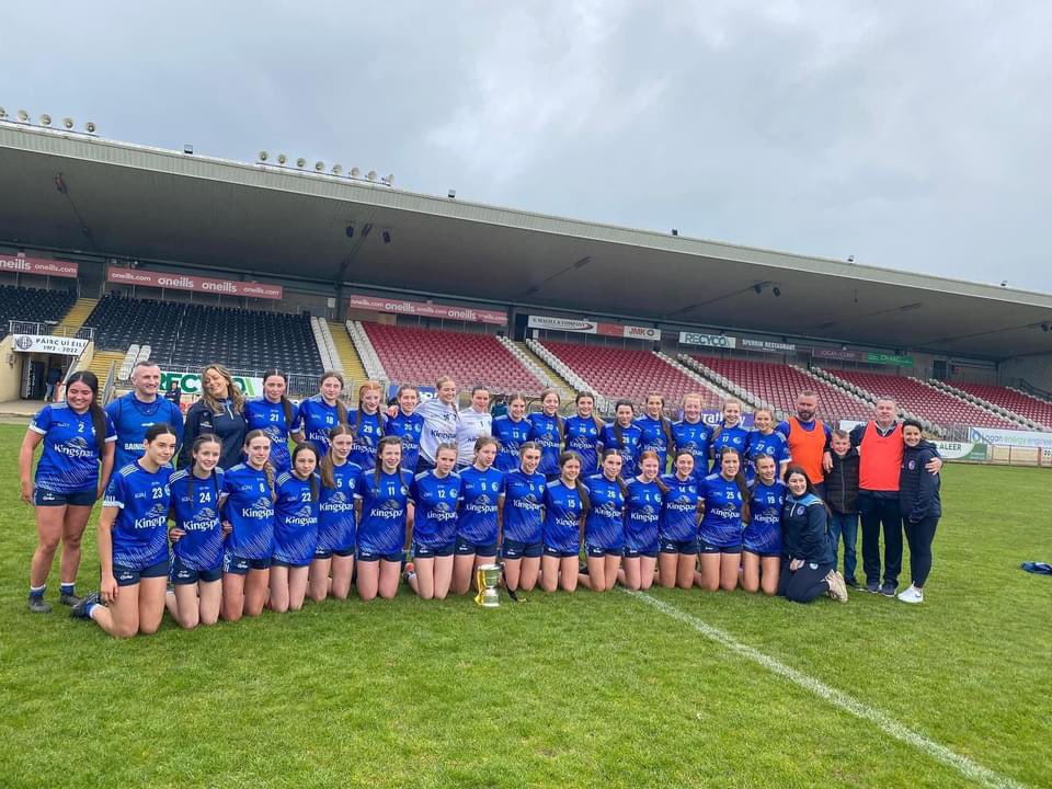 What a day yesterday!! Privileged to coach such a fantastic group ably led by the super Emilia. It’s more than a game when you see the fun these girls have together!! #UlsterChampions #believeinblue #thesegirlscan #LGFA 🔵⚪️🔵