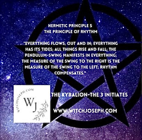 The fifth principle is Rhythm…all that is manifested rises and falls.
#witchcraft #witch #witchesofinstagram #pagan #wicca #magic #witchyvibes #magick #witches #witchythings #witchy #occult #wiccan #spirituality #spells #pagansofinstagram #paganism #witchlife #goth #spiritual