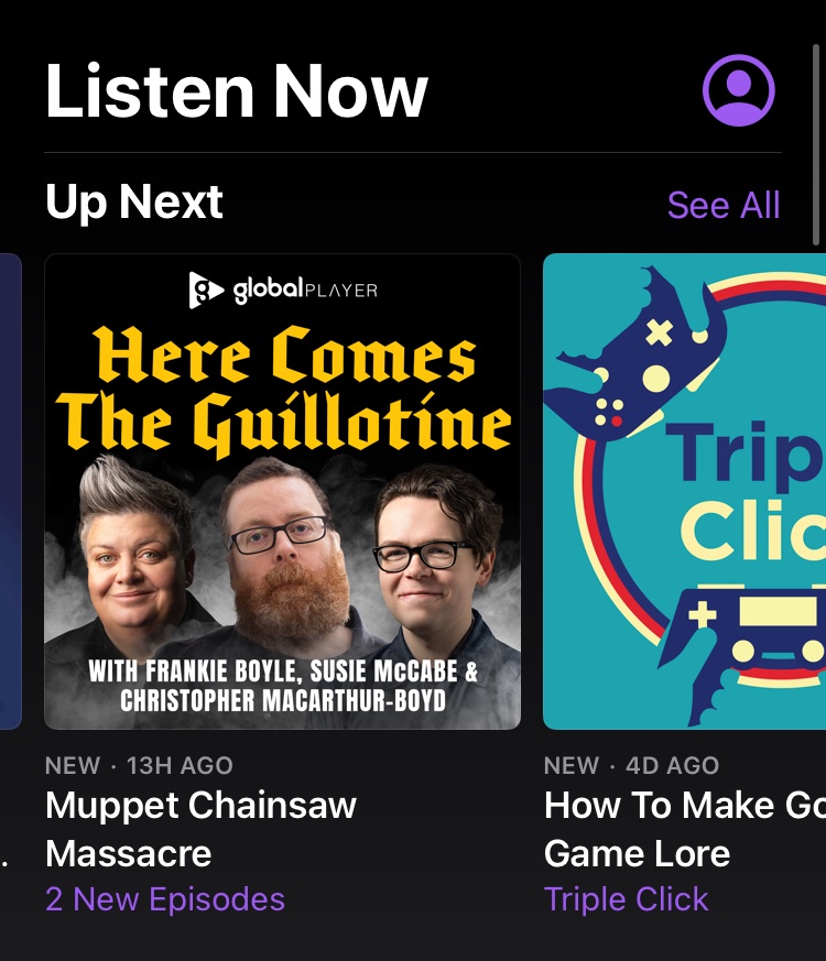 this weeks episode of HERE COMES THE GUILLOTINE (“Muppet Chainsaw Massacre”) is available now on the podcast platform of your choice x CMB as you were