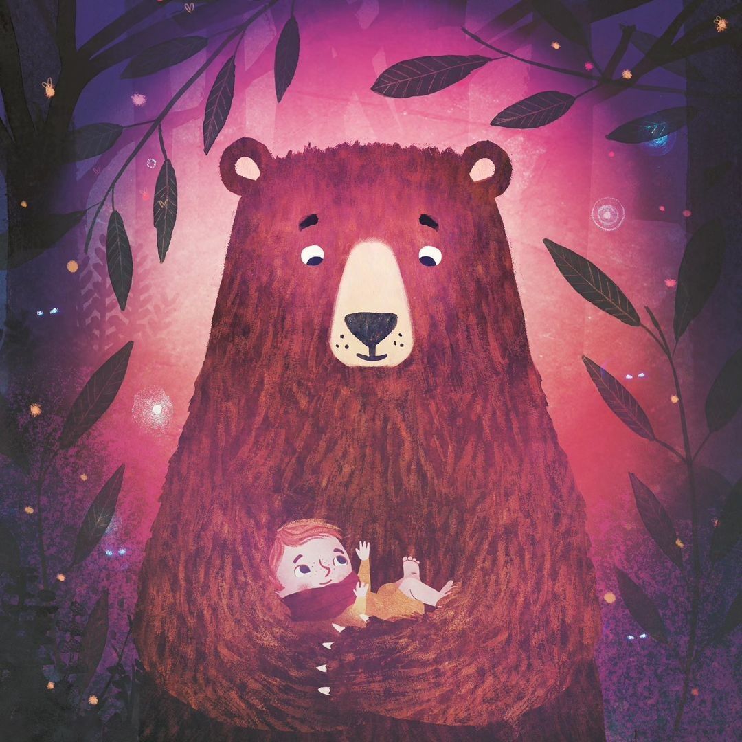 A small discovery in the woods by Carmen Saldana 

buff.ly/4c8wy43 

#bear #bearsofinstagram #moreillustrations #art_we_inspire #picturebookillustration #picturebookart #childrenswritersguild #kidlitart #childrensbook_art #childrensbookart #childrensbookillustration