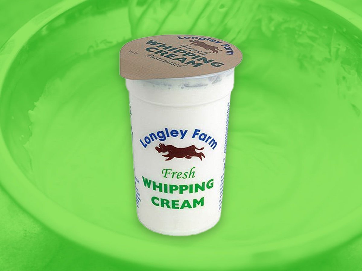 Longley Farm’s whipping cream is a lighter version of double cream with 40% fat. Anyone that uses it will be bound to say that it whips beautifully. 😄 #MondayMotivation #MondayFunday #ManicMonday #MilkmanService #DailyDelivery #LocalProduce #SupportLocalBusinesses #ShopSmall