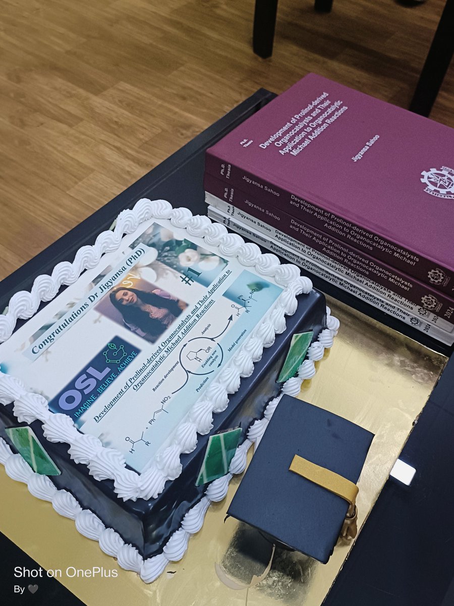 G_Sahoo_Lab's tweet photo. Many Congratulations to Dr Jigyansa Sahoo @JigyansaSahoo for the successful completion of your Ph.D programme 👩‍🎓. Thanks a lot for your immense contribution to the development of the research group. OSL wishes the very best for your future. https://t.co/CggqJXxAg6