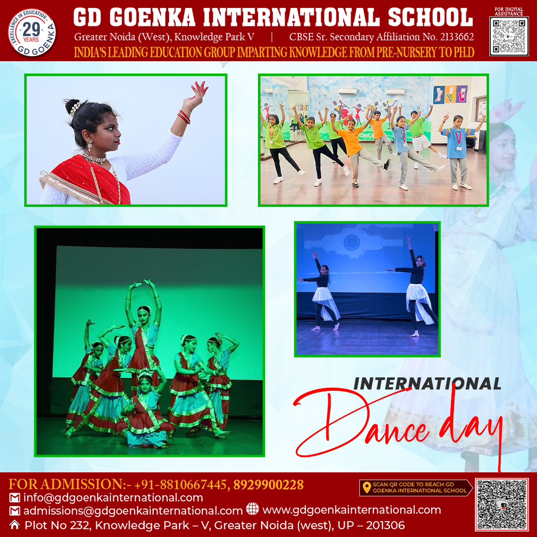 Swinging to the rhythm and celebrating International Dance Day at our school! 🎶💃 Let's keep the groove going!

#InternationalDanceDay #SchoolCelebration #Dancetogether