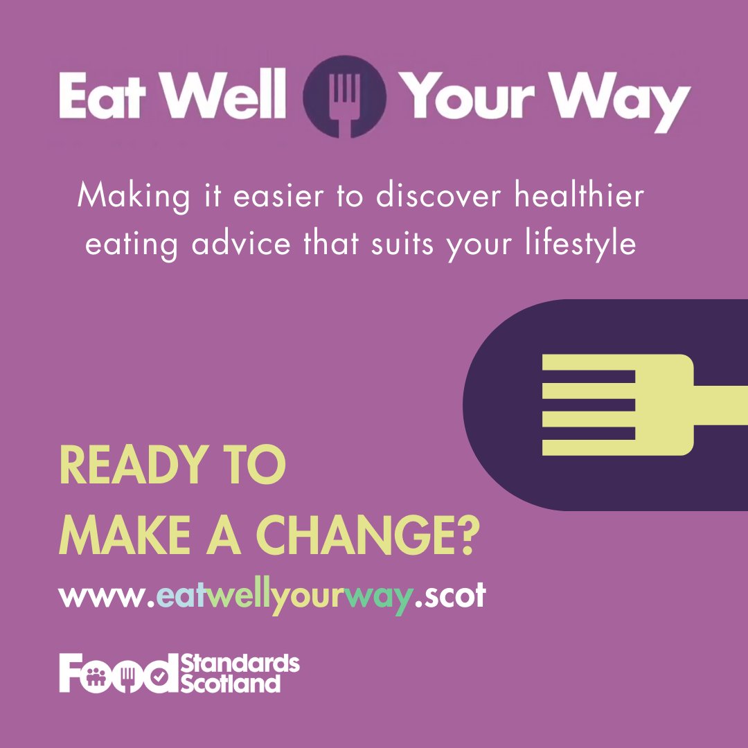 What's your way? The Eat Well, Your Way resource can help you to make small and manageable changes, in ways that suit you. bit.ly/3Oim5c9 #EatWellYourWay