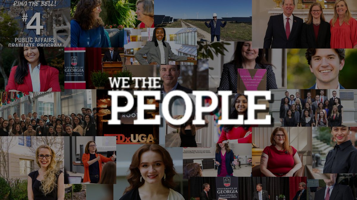 The 2024 SPIA magazine We The People is now available. In this issue, we celebrate the life and legacy of Dean Emeritus Thomas P. Lauth, the many awards and contributions of our faculty and students, and the amazing accomplishments of our alumni. wethepeople.spia.uga.edu