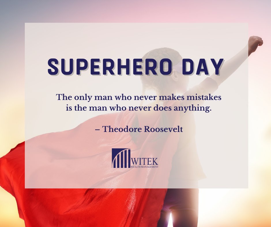 Today is Superhero day! If you could have one superpower, what would it be?

#SuperheroDay #WitekWealthManagement