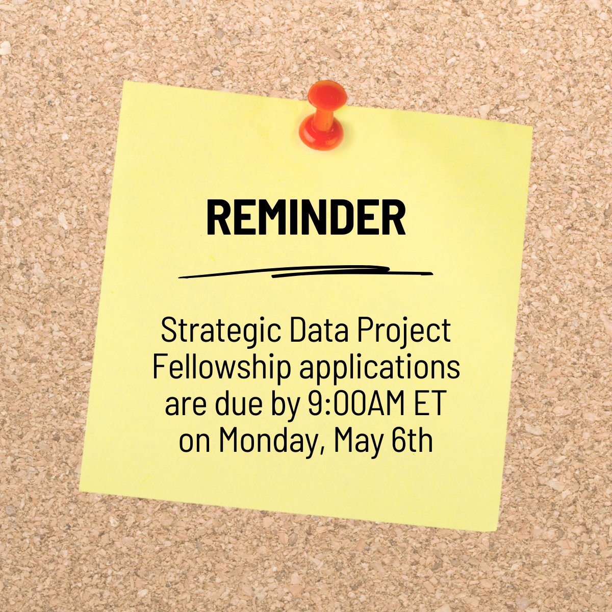 The Round III application deadline for the SDP Fellowship is only ONE WEEK AWAY -- don't miss out on this exciting professional opportunity to advance your analytic career! Apply by 9:00am ET on Monday, May 6th: ow.ly/WfNO50QrQUE