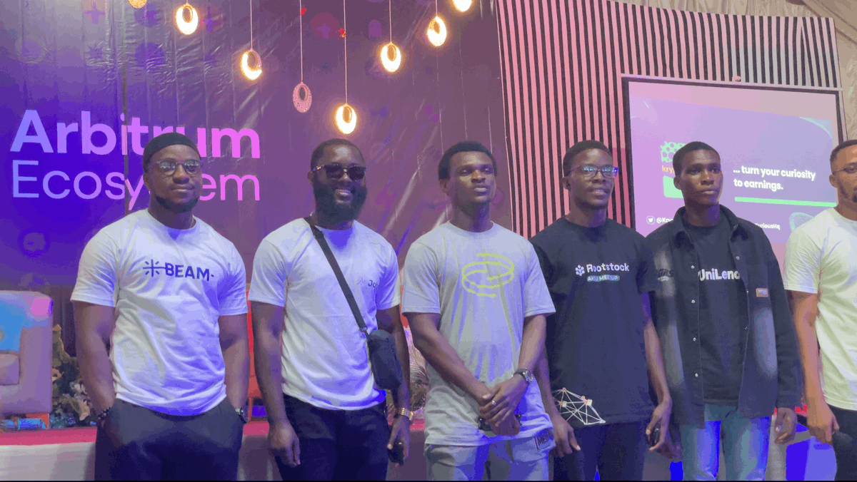 Shoutout to @eco community member @mrrpiusz who represented Beam & Eco at the Arbitrum Meetup in Uyo last week!