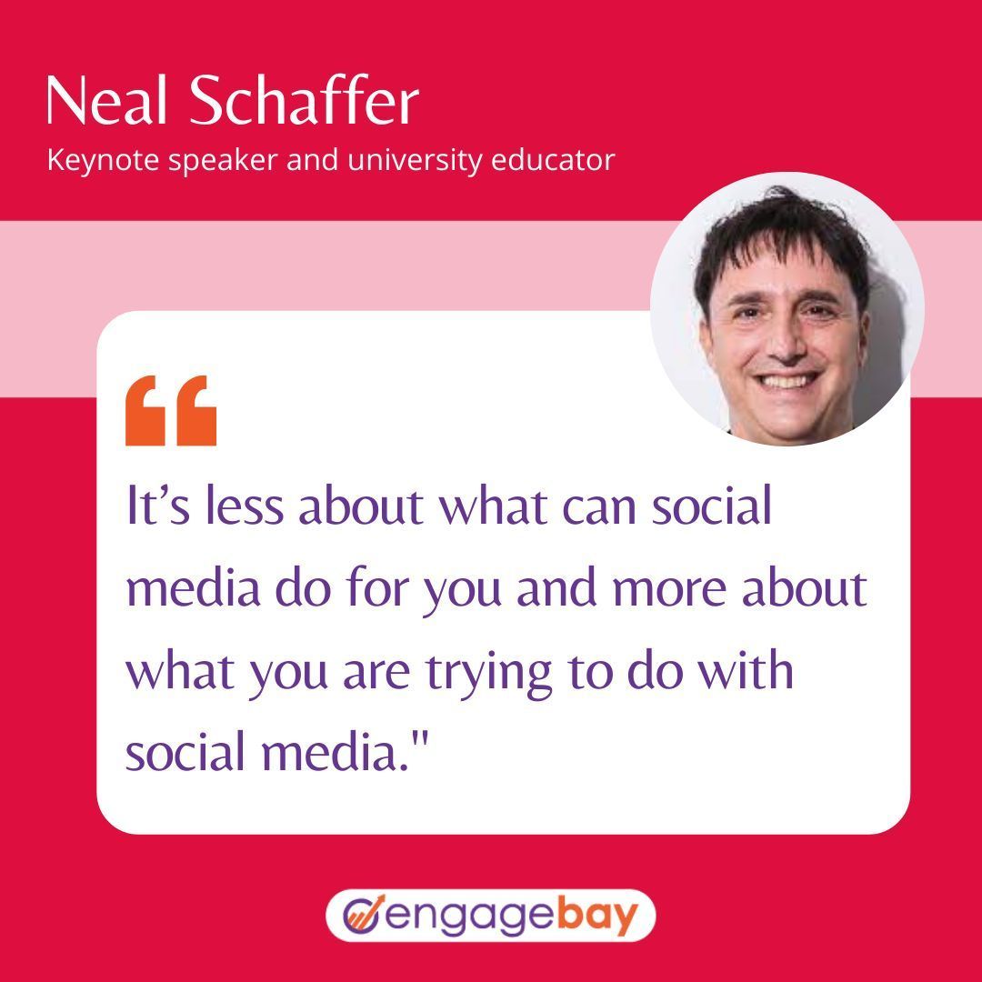 As Neal Schaffer wisely said, 'It's less about what can social media do for you and more about what you are trying to do with social media.' 🌟 #SocialMediaStrategy #PurposeDriven