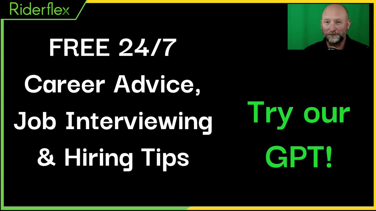 Free 24 7 career advice with GPT | Riderflex - Recruiting & Sourcing
youtu.be/43ePZHuO9XI
#CareerCoaching #LeadershipDevelopment #ExecutiveRecruiting #PersonalGrowth #CareerSuccess #ChatGPT #Riderflex