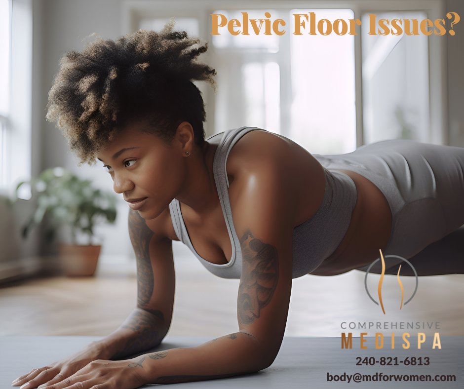 Facing pelvic floor issues? They affect core stability, posture & sexual health. Our Medi-Spa offers FORMAV & VTONE treatments to strengthen & rejuvenate. Regain control! 🌐tinyurl.com/Medi-Spa 📞240-821-6813 #PelvicFloor #CoreStability #Wellness