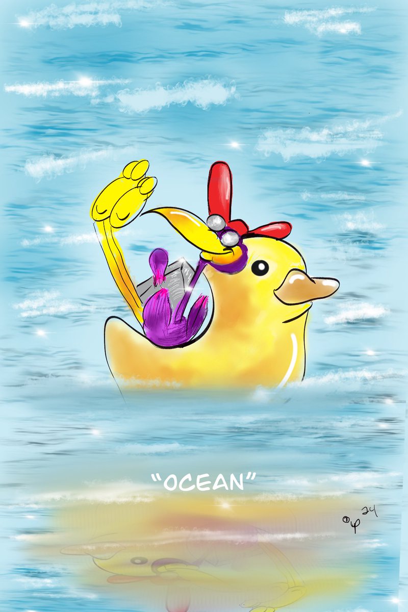 Since Violet had an intense desire to go back to work she decided to hop on her rubber duckie and set sail across the #Ocean to find the old lighthouse. Wishing Everyone a wonderful #AnimalAlphabets Monday! #loveviolet #cartoon #rubberduckie #CartoonistOnX