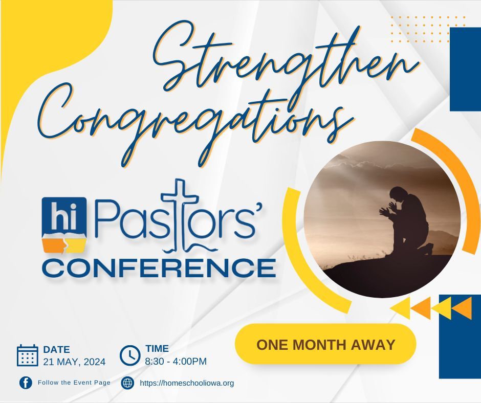 🌟 Four weeks until the Pastors’ Conference! 
Pastors will discover the many positive ways homeschooling families impact your church and community and gain practical insights to support them effectively. 
#EmpowerFamilies #PastorsForHomeschooling #CommunityImpact