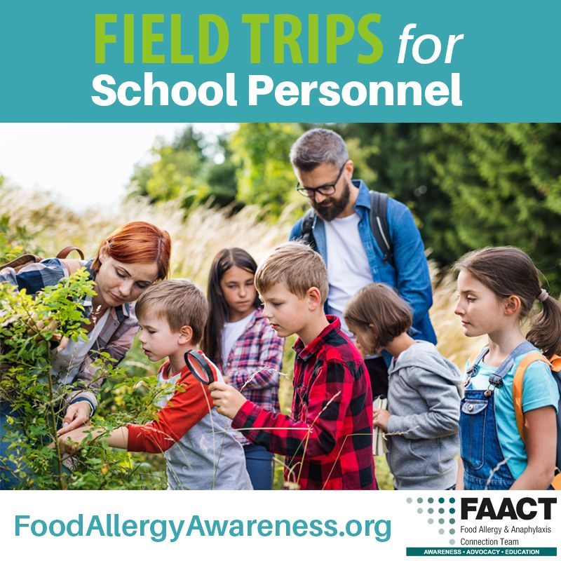 In planning for field trips, care should be taken to ensure a healthy and safe environment for all students, including students with #foodallergies. 

Visit #FAACT to learn more:
buff.ly/2EMePlg 

#FoodAllergy #FoodAllergyAwareness #Anaphylaxis #Allergy #Allergies