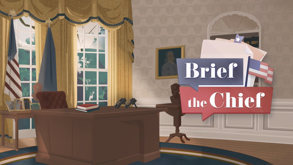 New Game Alert: Brief the Chief! Created in partnership with @WhiteHouseHstry, students will go back in time to advise Presidents Jefferson, Lincoln & Johnson on some of the critical decisions throughout their presidencies. bit.ly/3UA41h5