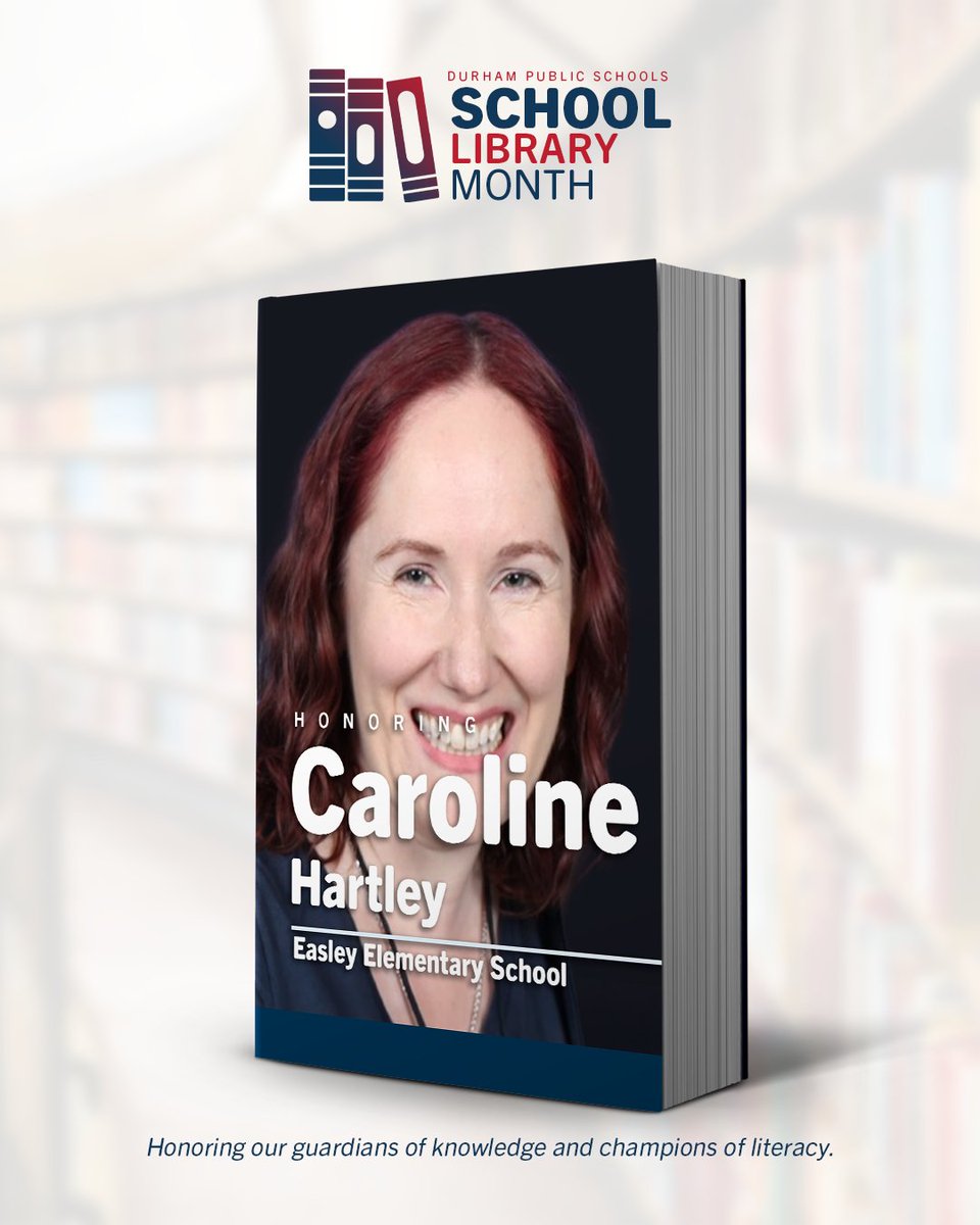 🌟 Meet Caroline Hartley, media coordinator at Easley Elementary. With 8 years at Easley, Ms. Hartley fosters a love of reading through innovative programs like 'The Lonely Book' and revamps the non-fiction section to meet student needs. Keep up the great work, Ms. Hartley!
