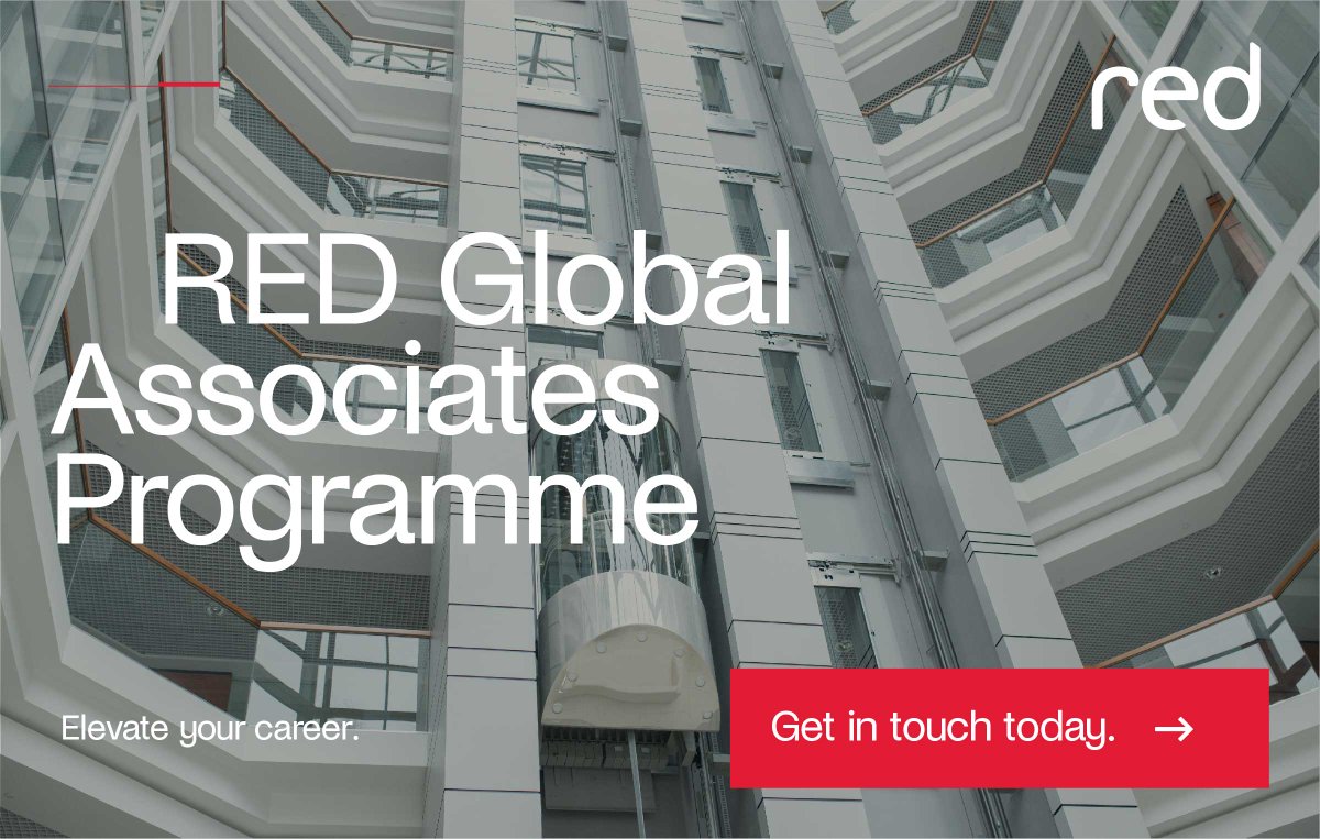 Set yourself for success. Explore RED Global's Associate Programme by clicking the link to learn more.> ow.ly/1Yvh50LnuvG

#REDGlobal #sapcareers