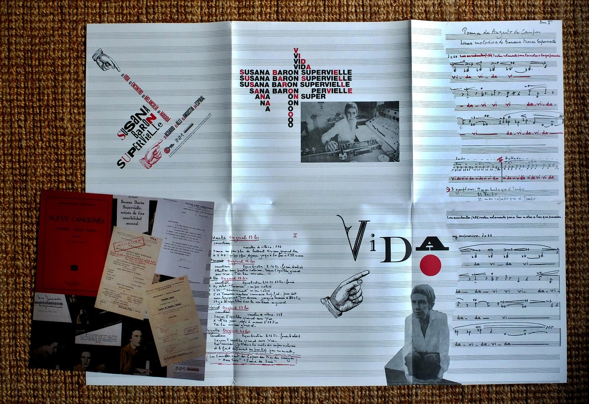 #NowPlaying #vinyl 

Vida (2023) by Susana Baron Supervielle

The  Instituto Nacional de Musicología “Carlos Vega” last year released her available #electroacoustic works 1974 - 1980 for the first time.

Highly  recommended !

Backside of the folding #LP cover contains more info