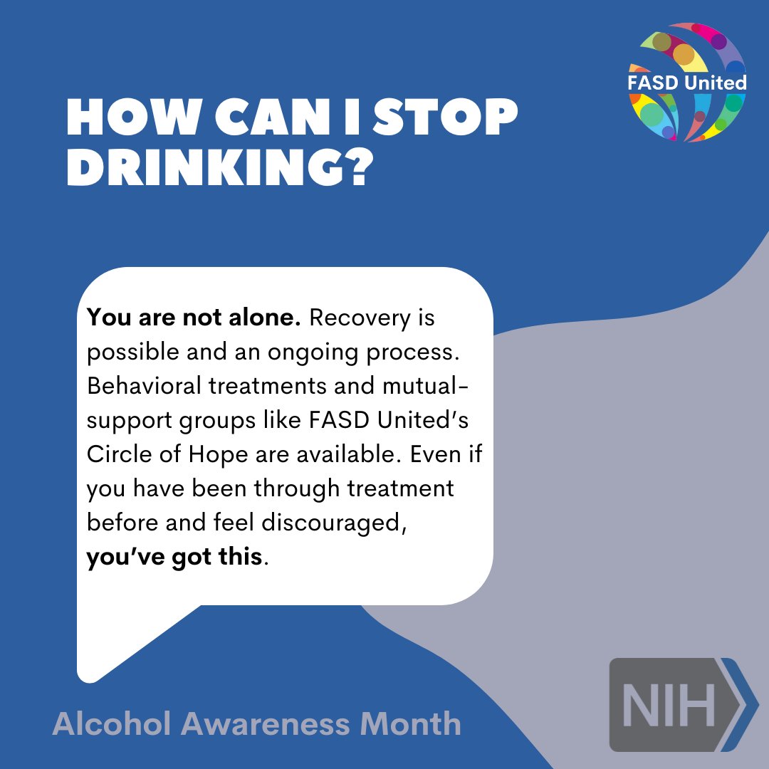 As we close out #AlcoholAwarenessMonth, FASD United & @NIAAAnews are highlighting the understanding of effects of alcohol consumption on fetal development. Join us in spreading awareness about #FASD and advocating for prevention and meaningful support. fasdunited.org/fasd-united-re…