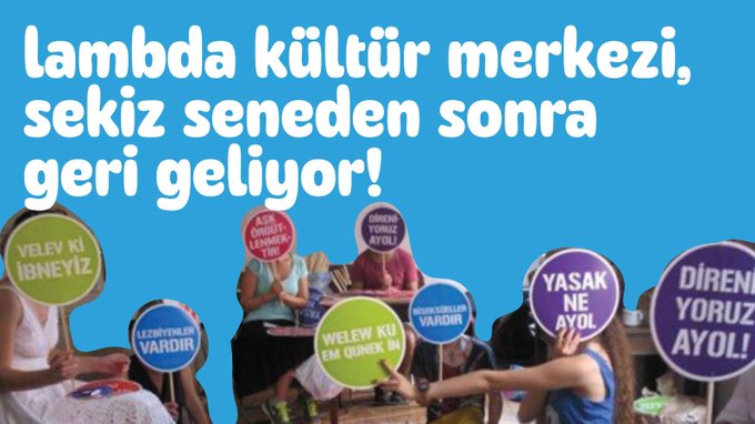 📌Lambda Kültür Merkezi geri geliyor! 📌Lambda İstanbul LGBTİ+ Dayanışma Derneği, sosyal medyadan yaptığı paylaşımla Lambda Kültür Merkezi’nin geri geleceğini duyurdu. kaosgl.org/haber/lambda-k…