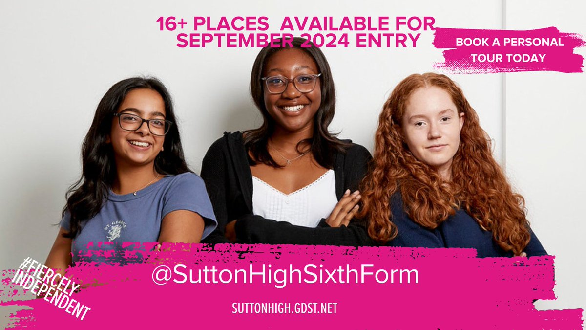 Did you know we offer bursaries @SuttonHighSixthForm ? 💙 Find out more by booking a personal tour today: bit.ly/PersonalTours24