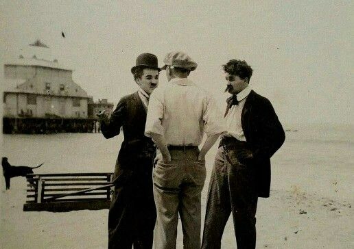 Charles Chaplin's BY THE SEA (1915) was released on this date. 🏖️