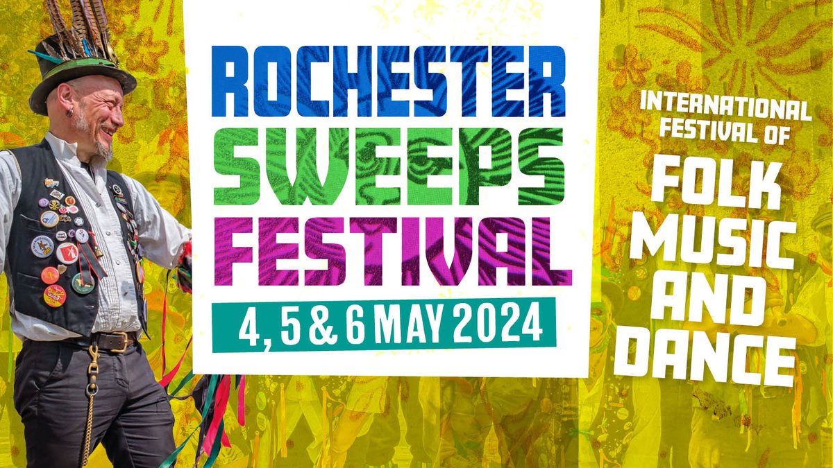 The final countdown to Rochester Sweeps Festival begins!

We can't wait to see everyone THIS WEEKEND, as Rochester transforms into a hub of music, dance and historic fun 🎉 

🔎Learn more and view the full festival programme: orlo.uk/YqzyU