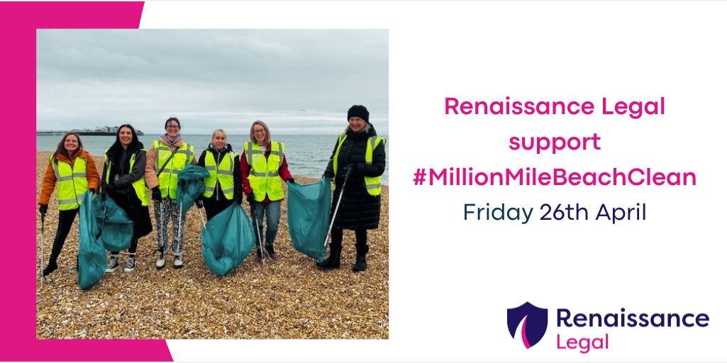 Our intrepid team took on a beach clean on Friday and collected rubbish across a one-mile stretch in Brighton to mark #EarthDay. Our activities will be added to the @sascampaigns #MillionMileBeachClean. ow.ly/BpIO50RqFUJ