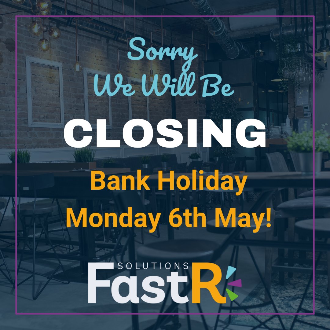 Please note that our offices will be closing for the bank holiday weekend from 4.30pm on Friday 3rd May until 8.30am Tuesday 7th May.
#FireSafety #FireKills