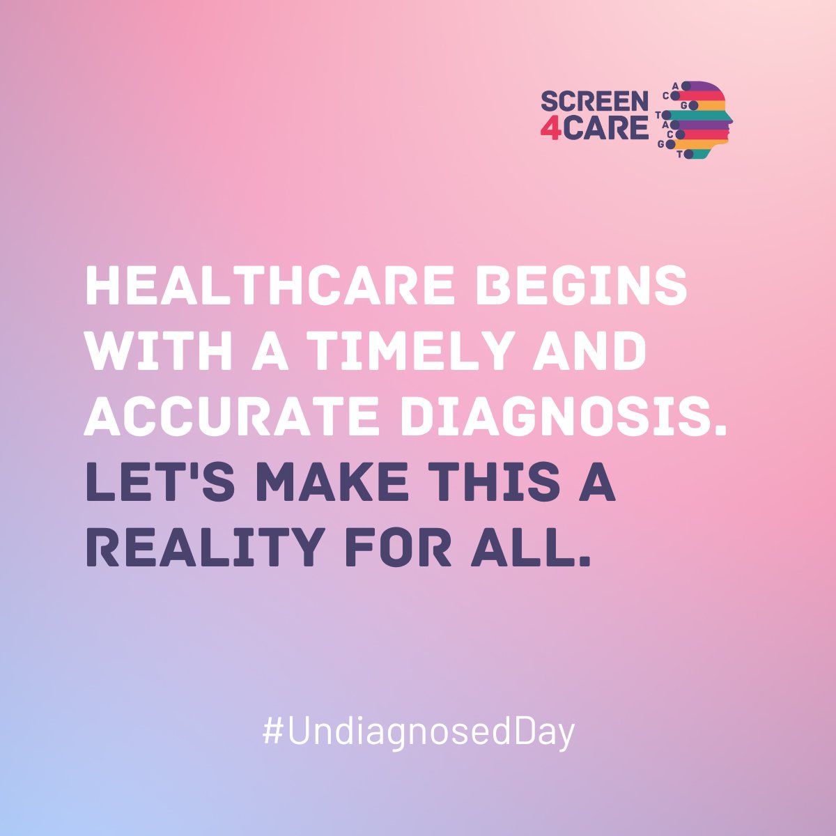🌸 It's #UndiagnosedDay, a day dedicated to the 350 million people worldwide living with undiagnosed diseases. We're committed to supporting the undiagnosed community by advancing sequencing-based newborn screening, offering hope to countless families. #Screen4Care #RareDisease