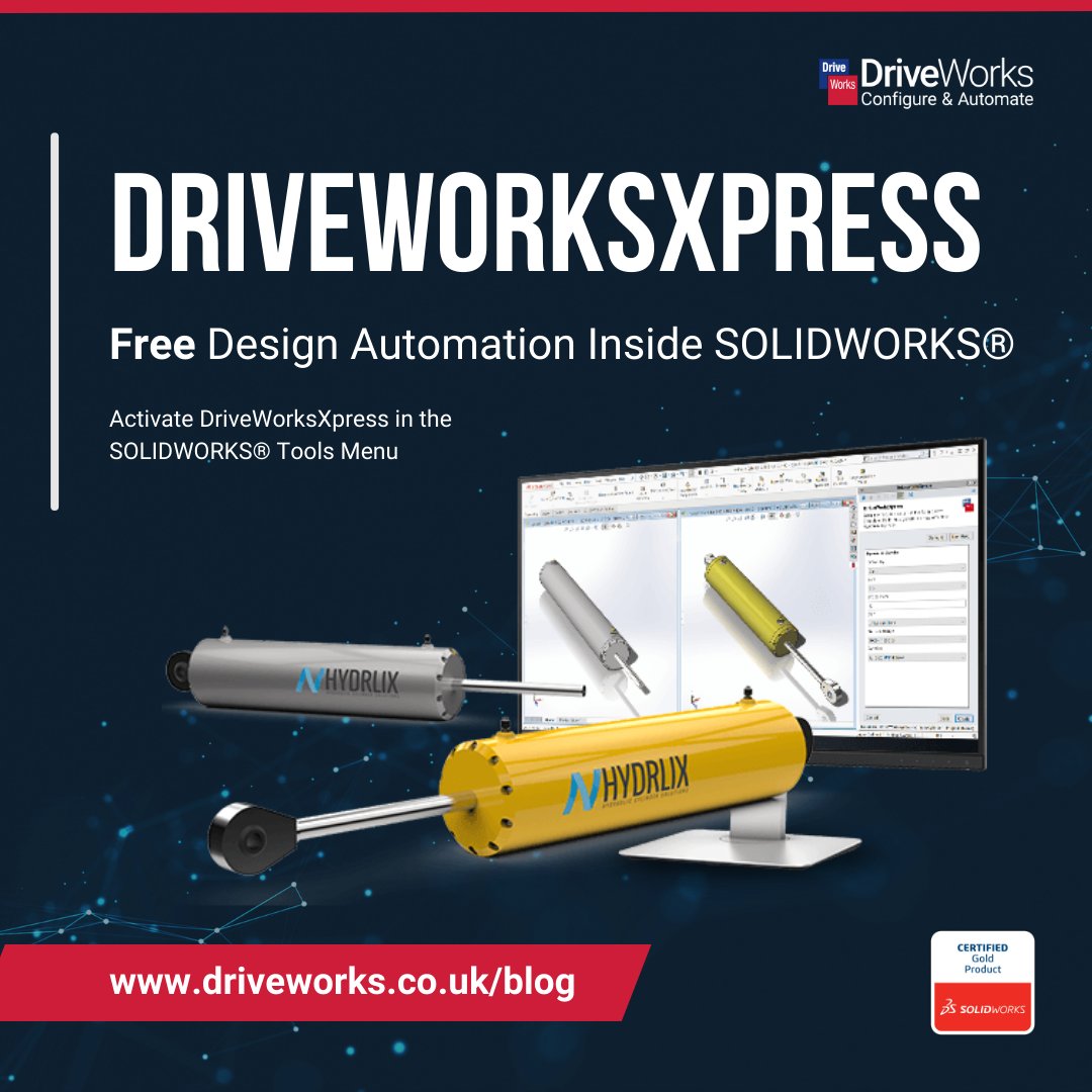 With DriveWorksXpress you can easily generate new versions of your SOLIDWORKS parts, assemblies and drawings. It's easy to activate your free licence of DriveWorksXpress. Learn more in our blog ➡️ driveworks.co.uk/blog/activate-…
#DriveWorksXpress #DesignAutomation #SOLIDWORKSAutomation