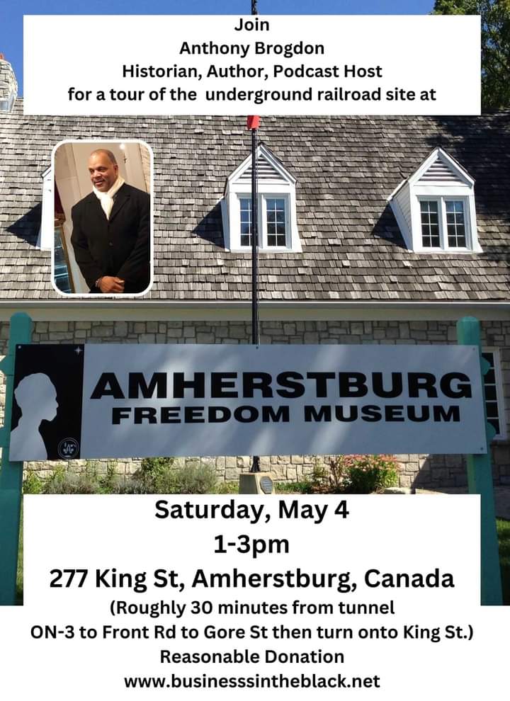 #Detroit based historian comes to Amherstburg #windsorcanada
@Aburgfreedom @CBCWindsor @windsoriteDOTca