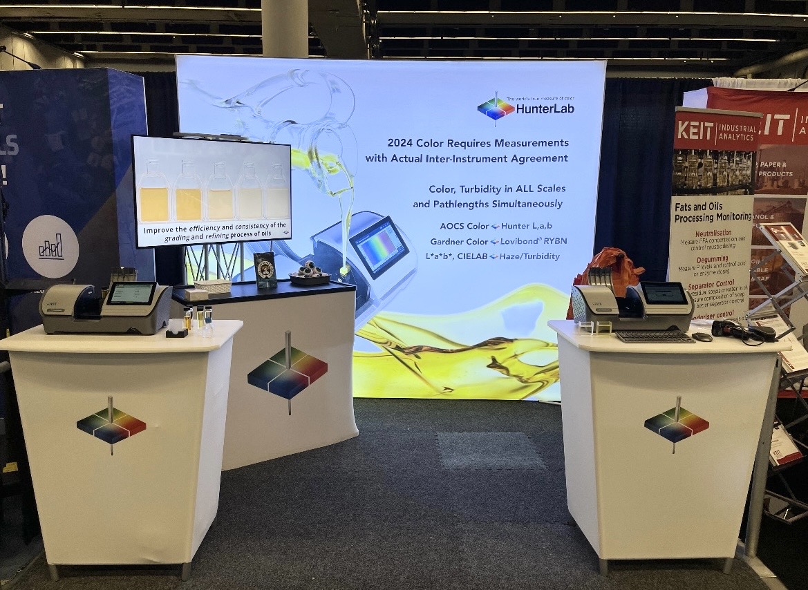 Hunterlab's tweet image. It&apos;s show day! 2024 AOCS Annual Meeting &amp;amp; Expo!

See you at booth #617!

#AOCS #FoodProcessing #Spectrophotometers