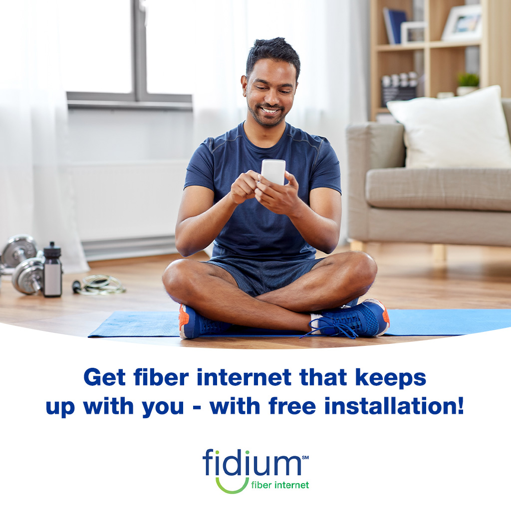 Installation fee? No thanks! Receive FREE installation when you choose any of our home internet packages. Simply choose the speed you need: fidiumfiber.com/fiber-internet