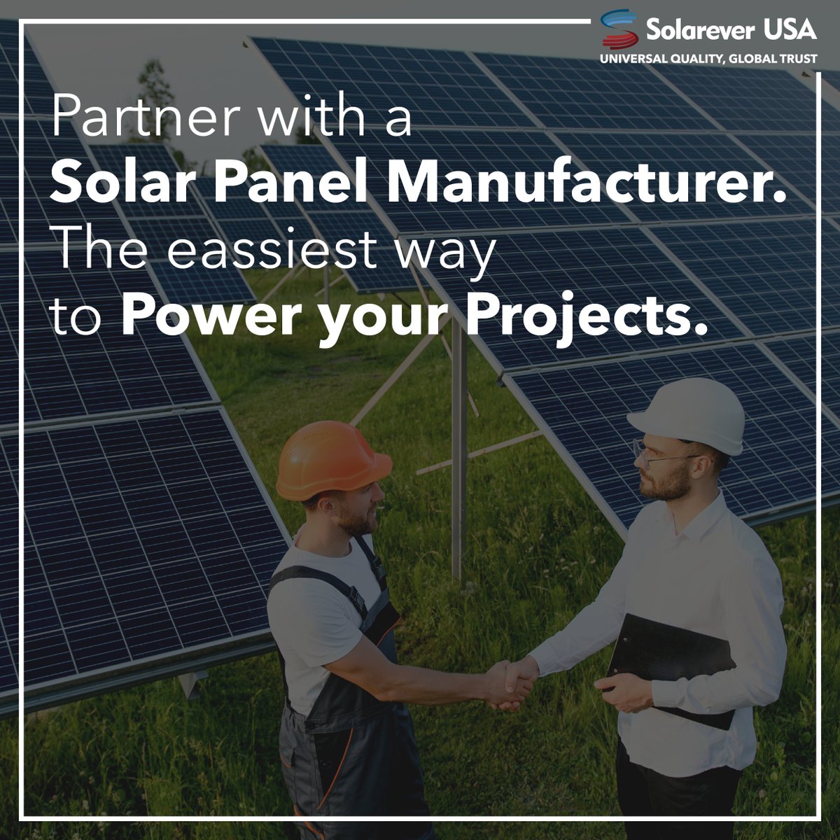 We manufacture and distribute ☀️ modules, partnering with a Tier-1 brand in the USA to ensure the highest quality standards for your projects.  

✅ Partner with Solarever USA to ensure practicality and quality: zurl.co/p4Zc

#solarpanels #solarmodules #solarenergy…