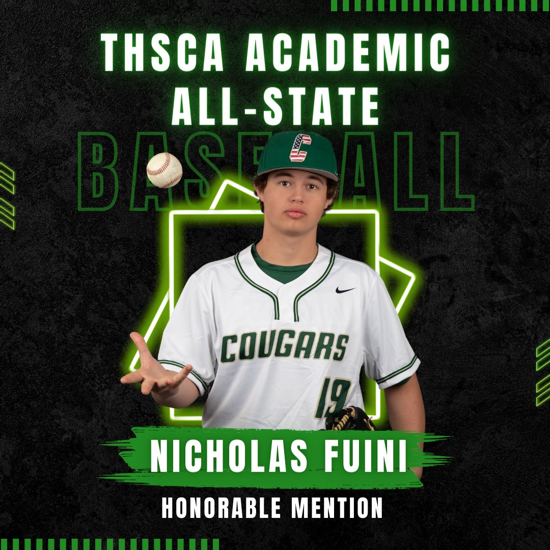 Very proud of these young men for making the Texas High School Coaches Association Academic All-State Team! 

Ethan Vick
Jeffrey Lamy
Jacob Panek
Nicholas Fuini

Congrats men!!