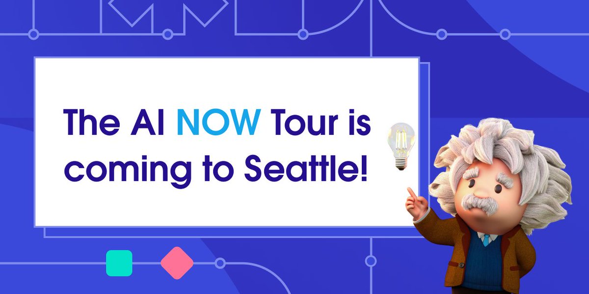 The #AINowTour is coming to Seattle on May 16! Seats are limited, save your spot at this immersive, full-day workshop on Data Cloud, Einstein Copilot, and Prompt Builder: ➡️ sforce.co/3UARZUQ